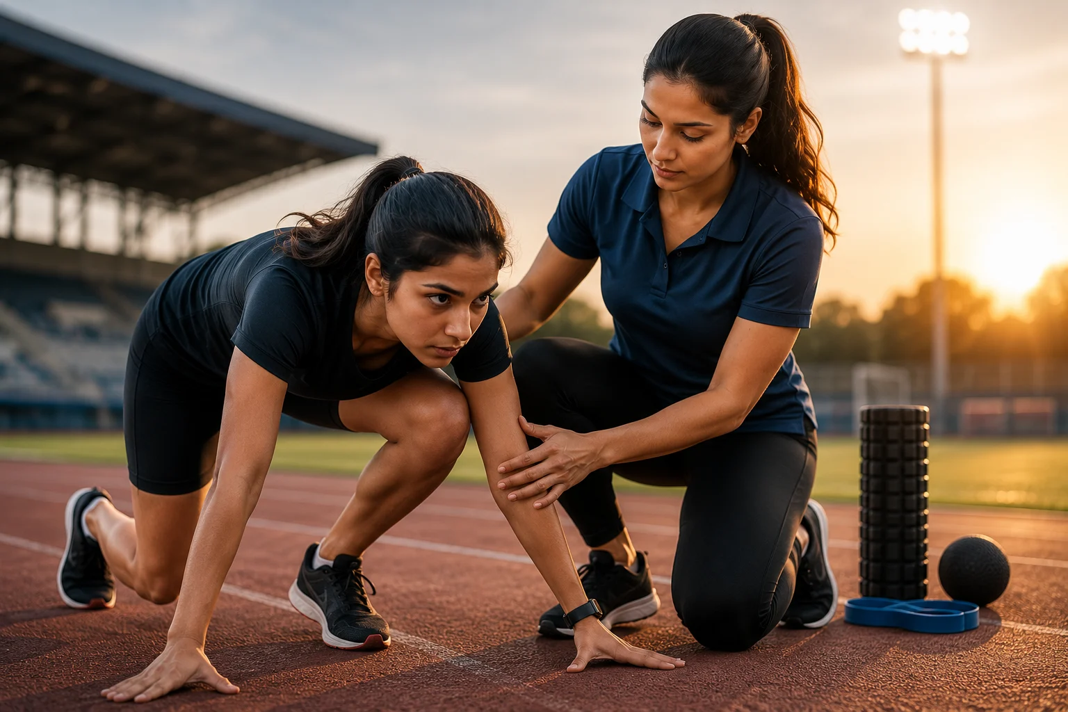 Sports-specific recovery exercises
